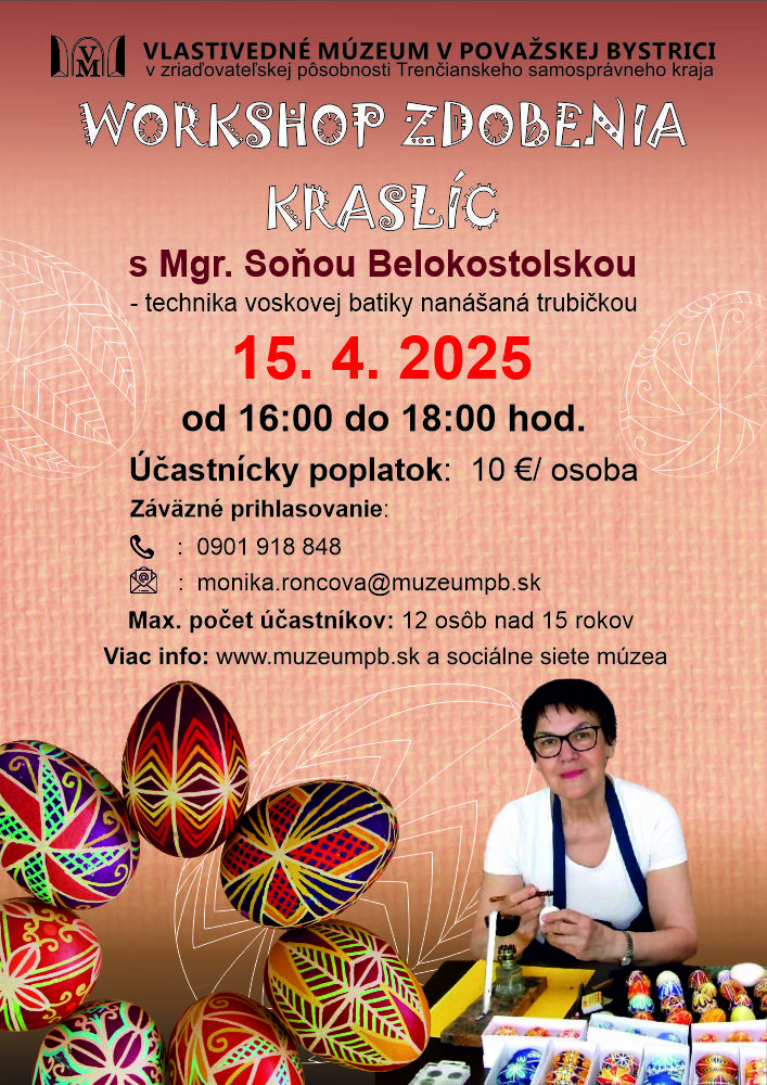 Workshop zdobenia kraslíc 2025